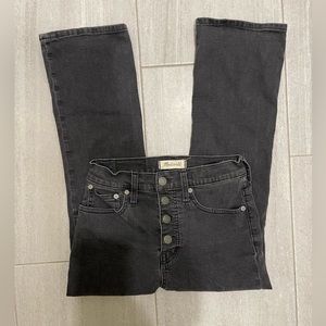 Madewell Cali denim black denim 25P